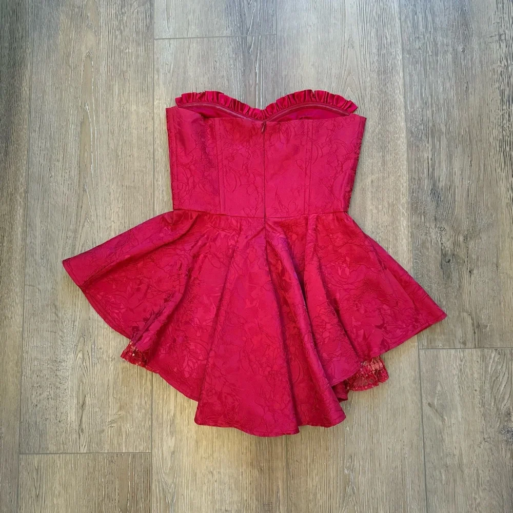 Nana Jacqueline Red Airina Dress - Picture 5 of 8